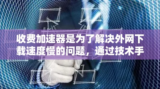 收费加速器是为了解决外网下载速度慢的问题，通过技术手段提高下载速度和减少延迟的工具。以下是对收费加速器的详细总结