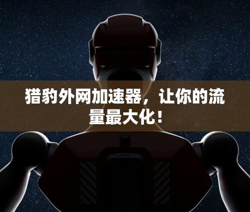 猎豹外网加速器，让你的流量最大化！
