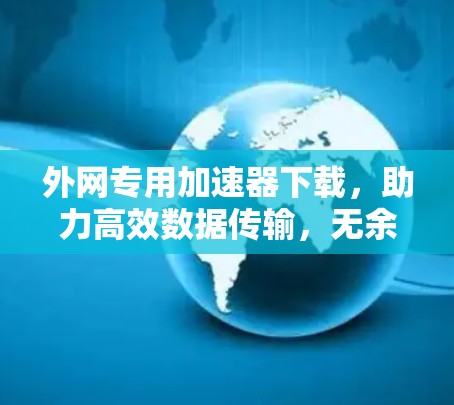 外网专用加速器下载，助力高效数据传输，无余力为您提升网络效率