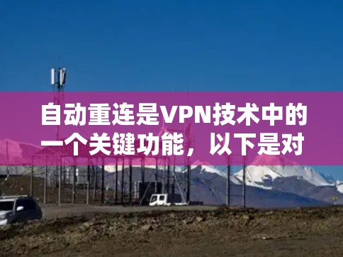 自动重连是VPN技术中的一个关键功能，以下是对其详细的信息