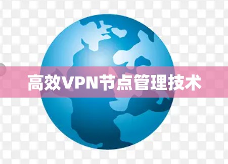 高效VPN节点管理技术 高效VPN节点管理技术