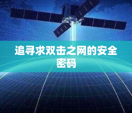 追寻求双击之网的安全密码
