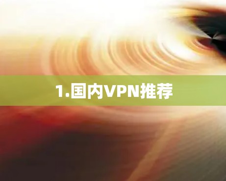 1.国内VPN推荐