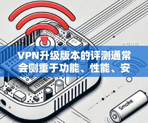 VPN升级版本的评测通常会侧重于功能、性能、安全性和用户体验的提升。以下是有关VPN升级版本的常见评测内容 VPN升级版本的评测通常会侧重于功能、性能、安全性和用户体验的提升。以下是有关VPN升级版本的常见评测内容