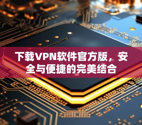 下载VPN软件官方版，安全与便捷的完美结合